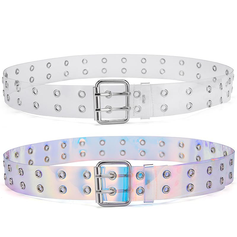 Europe And The United States Versatile Trend Men's And Women's Double Eye Belt