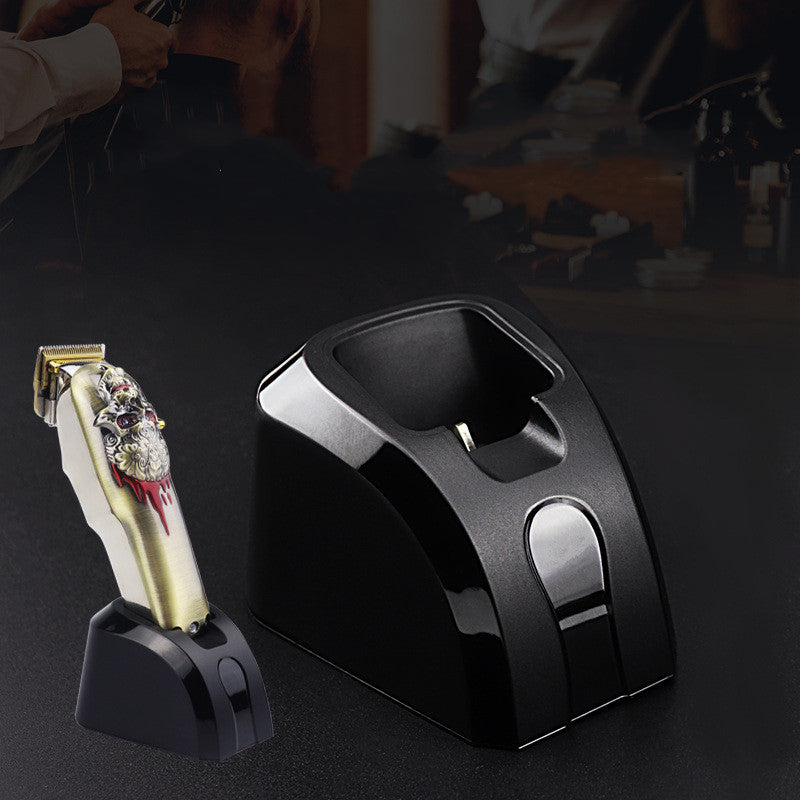 Hair Salon Personality Tool Retro Oil Head Push Charging Stand