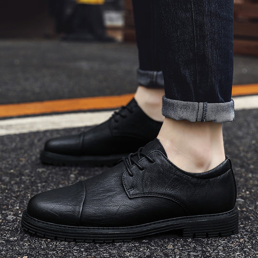Men's Casual Leather Shoes Are Increased In Business Formal Wear
