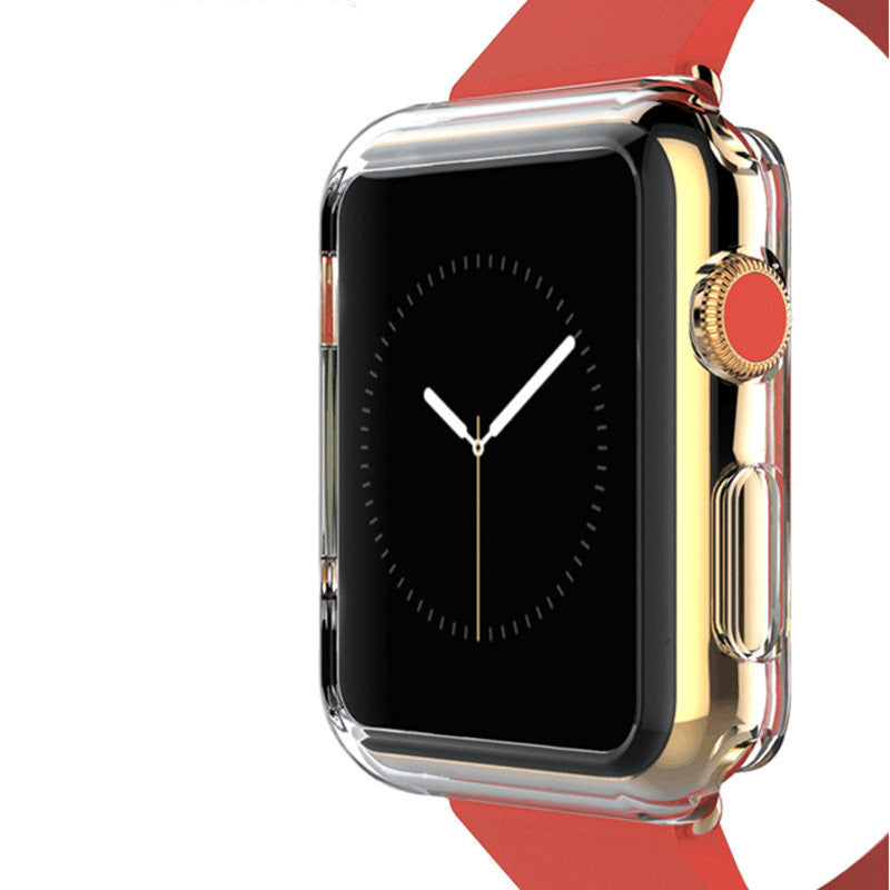 Compatible with Apple, Suitable For IWatch Protective Sleeve Apple Watch Transparent TPU Silicone Soft Shell