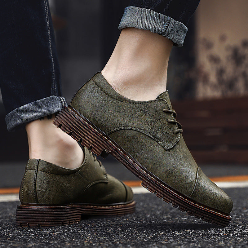 Men's Casual Leather Shoes Are Increased In Business Formal Wear