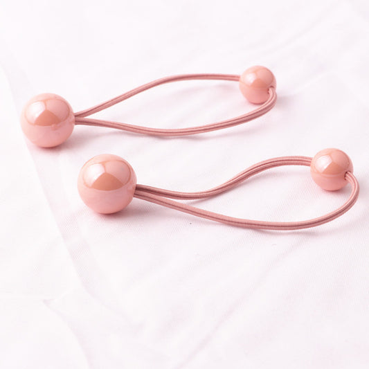 Colorful Hair Tie Shiny Hair Rope Ball Ball Head Rope Braided Headdress