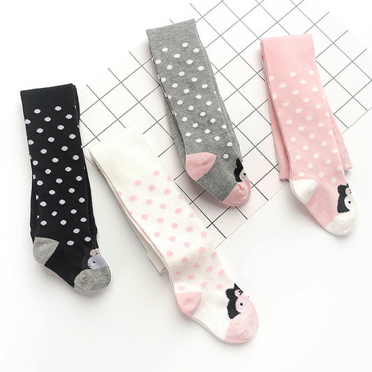 Strømpebukser/leggings til baby med åben kile