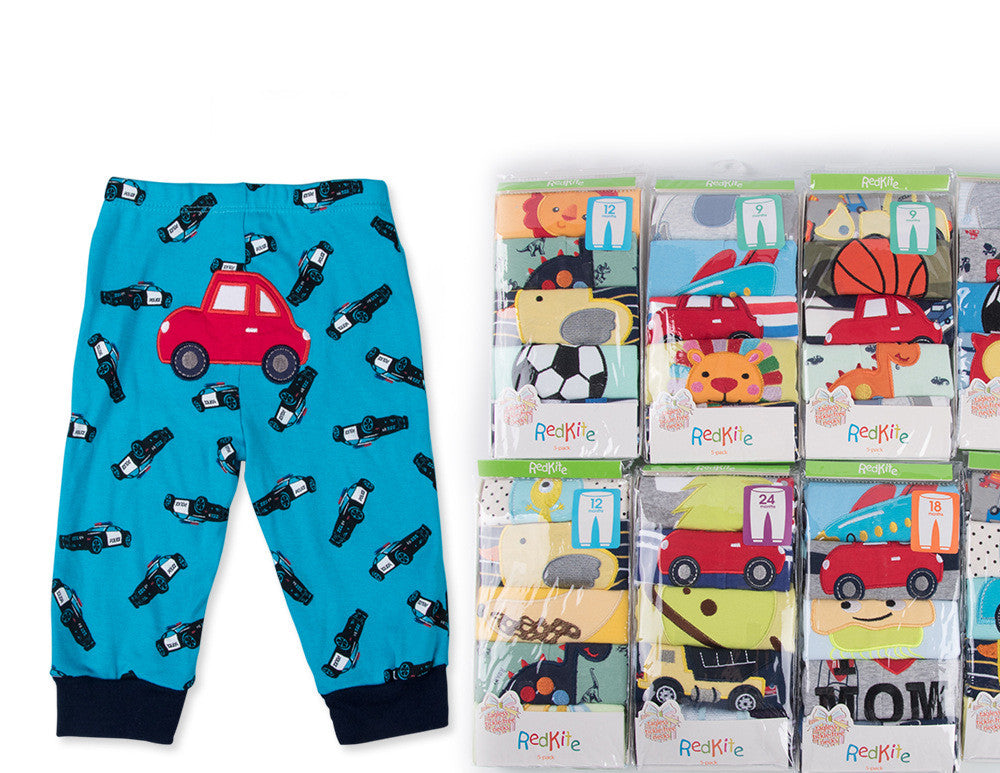 Baby Cartoon Embroidered Big Butt Pants