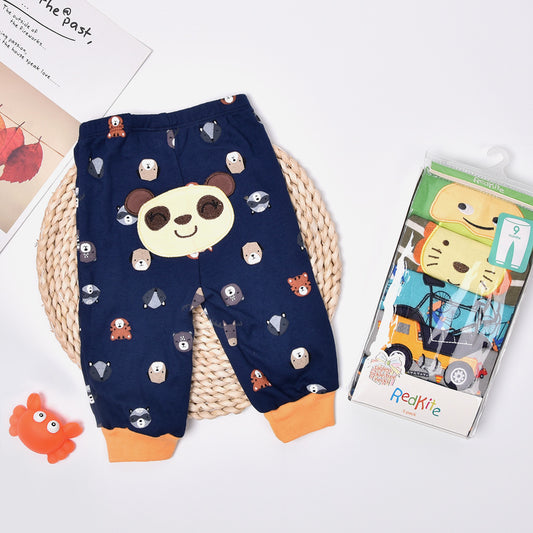 Baby Cartoon Embroidered Big Butt Pants