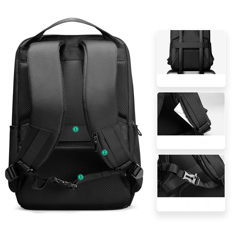 Backpack Men's Trend Junior High School Student Schoolbag Fashion Travel Leisure