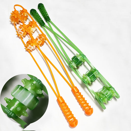 Three-Row Roller Type Back Strip Massager