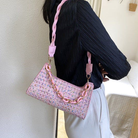Woven Underarm Bag All-Match One-Shoulder Messenger Bag