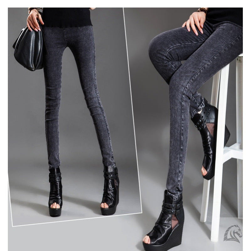Early Autumn Leggings Tight-fitting High-waisted SmallFfeet Pencil Korean Pants