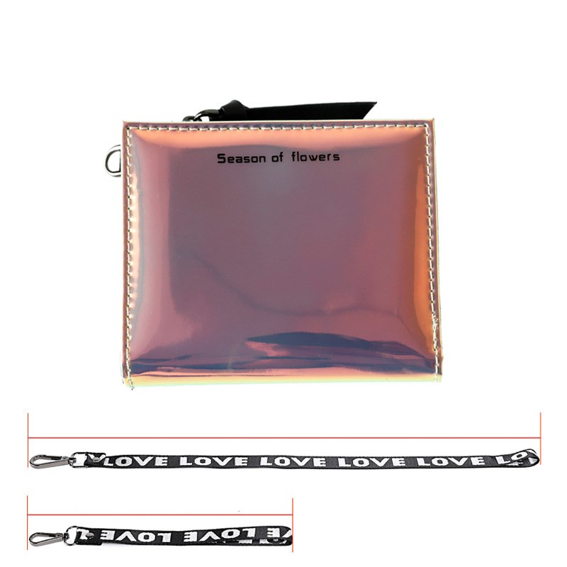 Xiangyin Leather Laser Wallet Women's Short