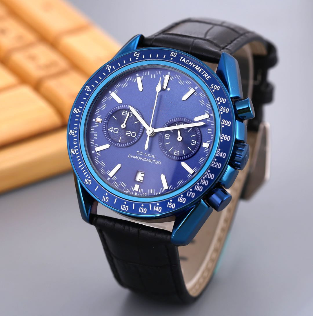 Foreign Trade Men's 5-Pin Quartz Second Running 007 Watch