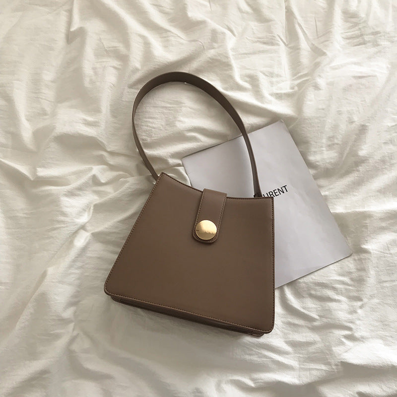 Retro Solid Color Simple Underarm Bag All-Match