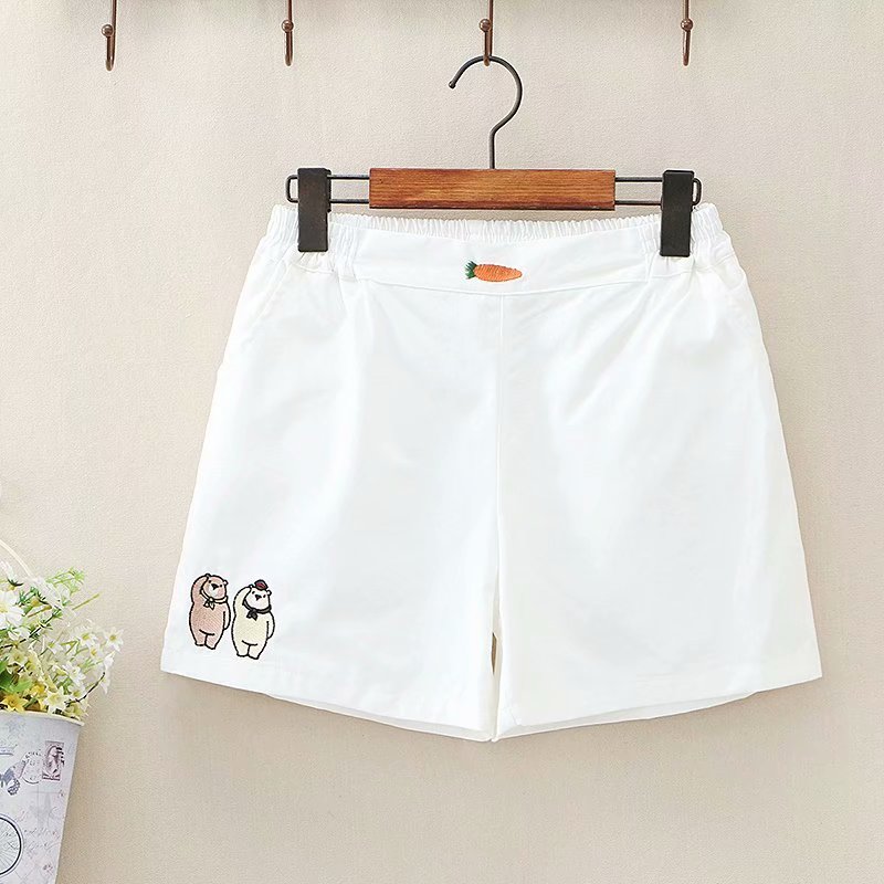 Japanese Soft Girl Carrot Casual Shorts