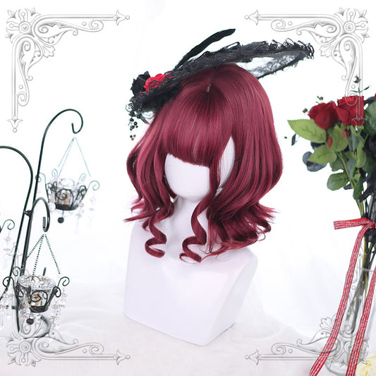Harajuku Soft Girl Lolita Wig Lolita Gentle Curly Japanese Cute Short Hair