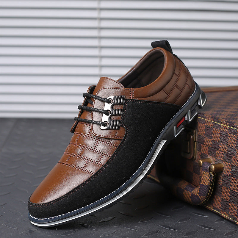 Men's All-Match Large Size Casual Leather Shoes