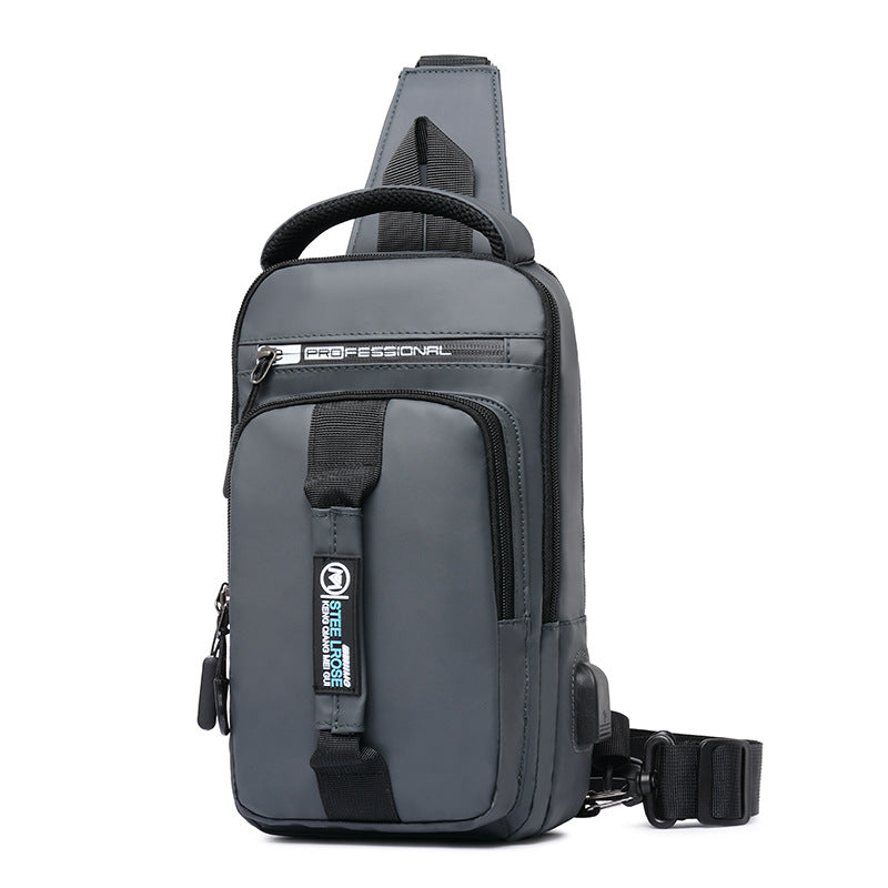 Men's Chest Bag Oxford Cloth Waterproof Shoulder Bag