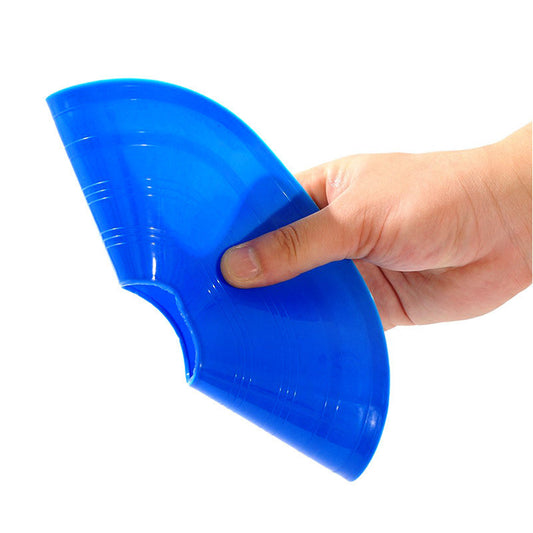 Round Mouth Sign Saucer Straw Hat Flying Saucer Sign Obstacle Sign Disc Road Sign