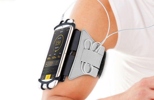 Degrees Adjustable Silicone Phone Holder Case Outdoor Sports Arm Band Strap Rotatable Running Armband
