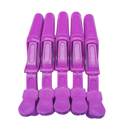 5-Color Oversized Hairpin Duckbill Plastic Grabbing Clip