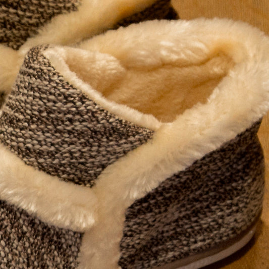 Lovers Woolen Warm Floor Thick Cotton Shoes