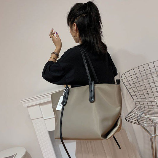 Oxford Cloth Large Capacity Simple Tote Female Shopping Bag