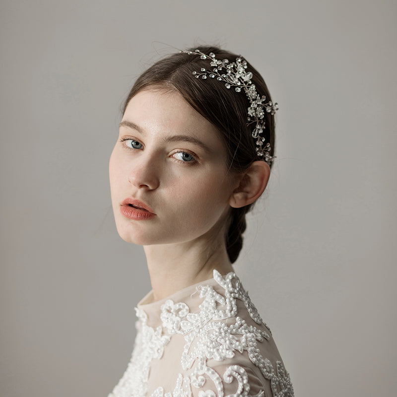 Vintage Leaf Branch Bridal Hair Comb Wedding Accessories