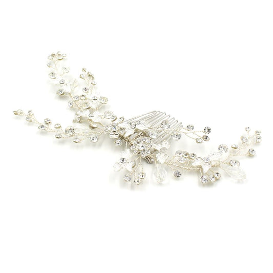 Vintage Leaf Branch Bridal Hair Comb Wedding Accessories
