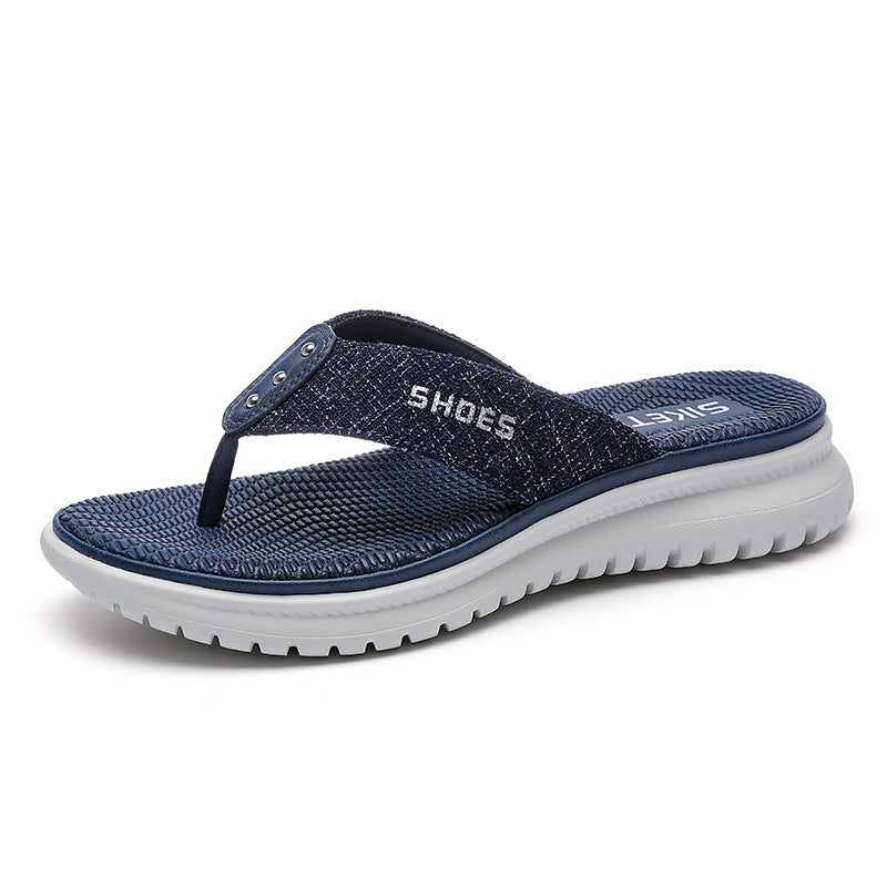 Sandals Women's Simple Flip-Flops Sports Wind Slope With Large Size Slippers