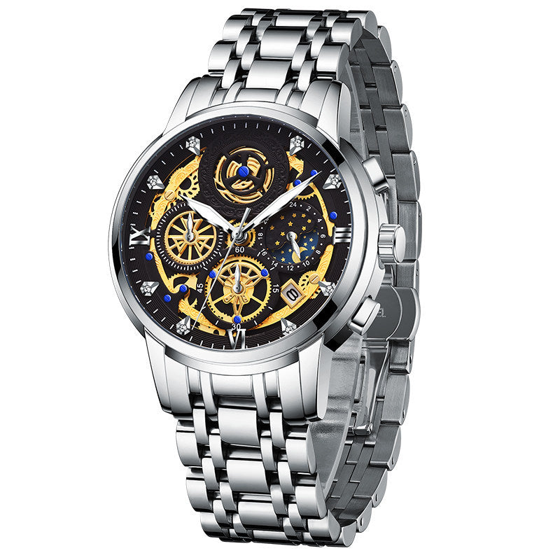 Men's Watch Swiss Personality Waterproof Cross-Border Quartz Watch