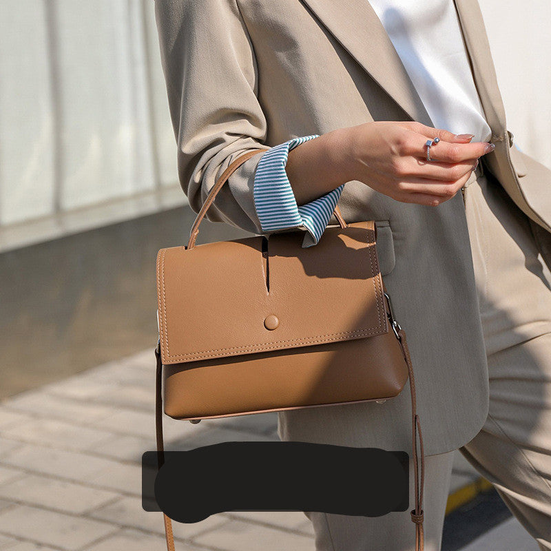 RetroShoulder Bag Trendy Korean Leather Women's Handbag Messenger Bag