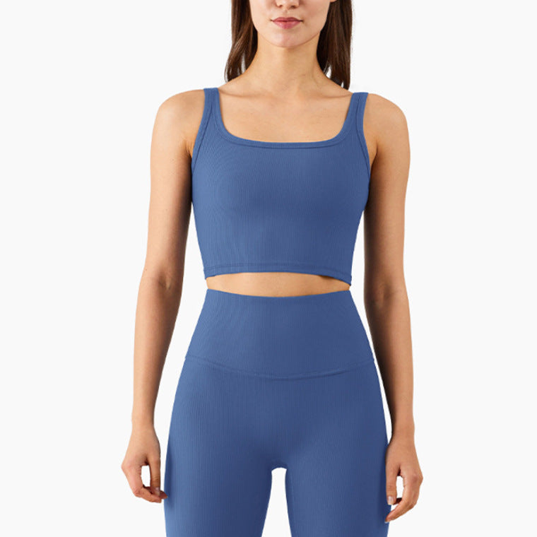 Yoga Bra European And American Vest Type Fitness Running Sports Bra