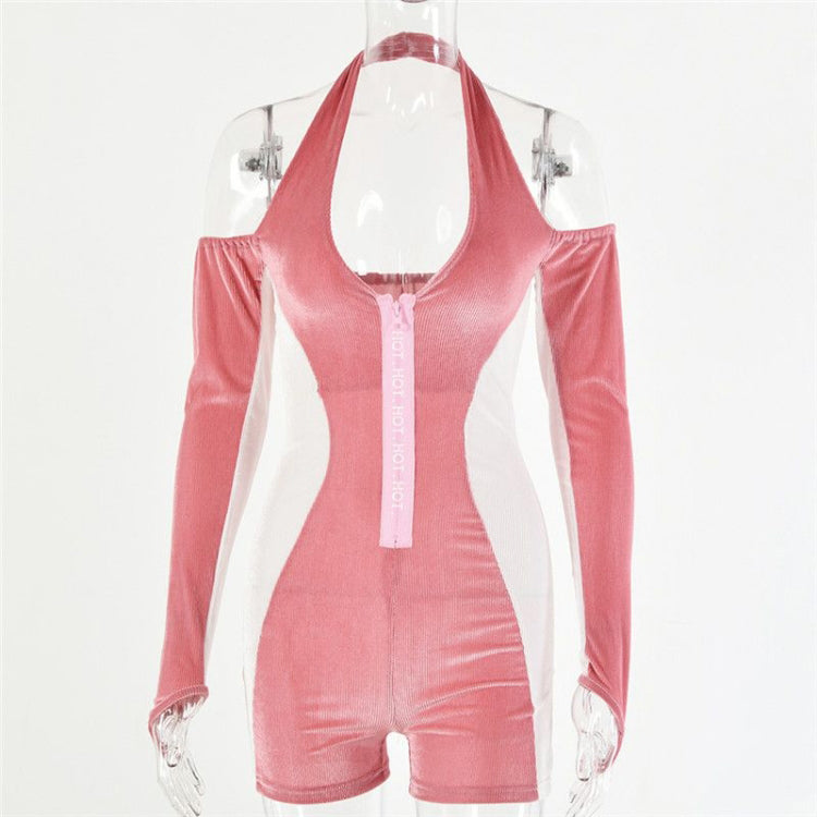 Sexet Jumpsuit til Kvinder med Åben Ryg