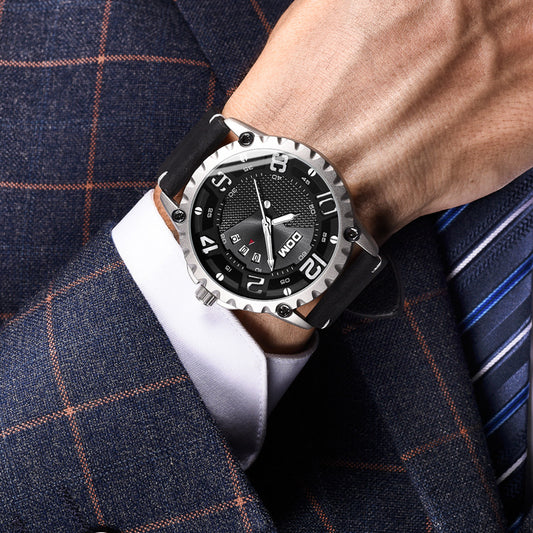 Fashion Leisure Sports Watch Men's Waterproof Large Dial Watch