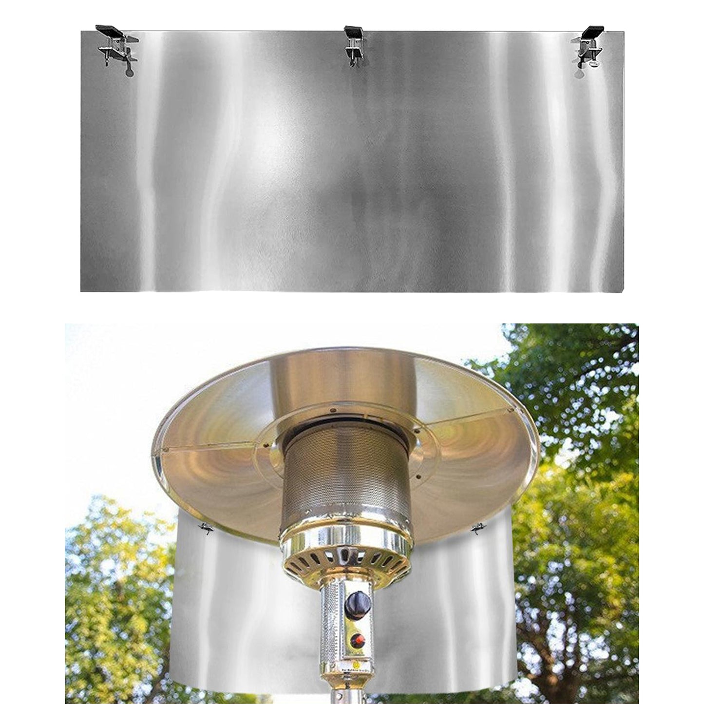 Outdoor Party Heat Concentrating Reflector Courtyard Heat Concentrating Reflector
