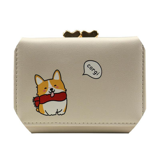 Cute Japanese Girl Heart Coin Purse Korean Small Short Paragraph