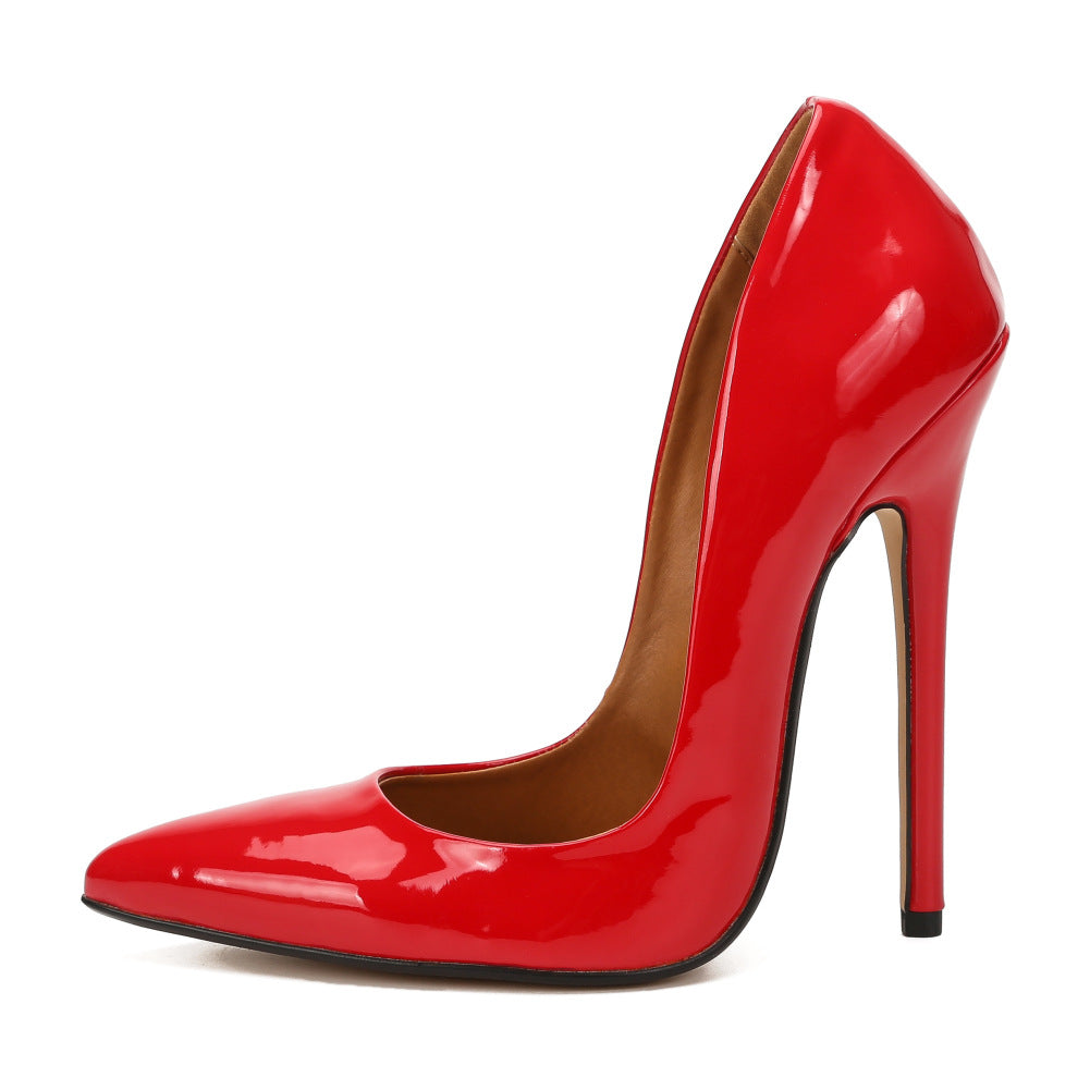 HEYSIMEY 19-20 CD Pseudo-Mother Large Size Super High Heel Women's Single Shoes