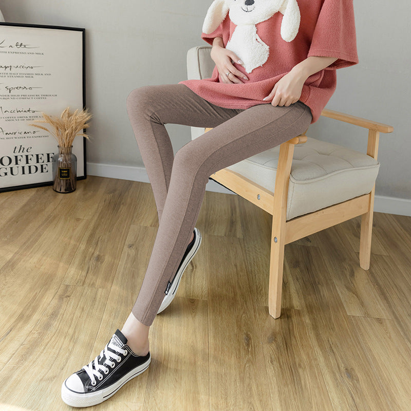 Maternity Pants High Waist Belly Support Stitching Craft Maternity Pants