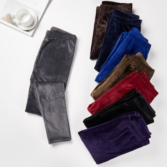 Reversible Fleece High Stretch Solid Color Leggings