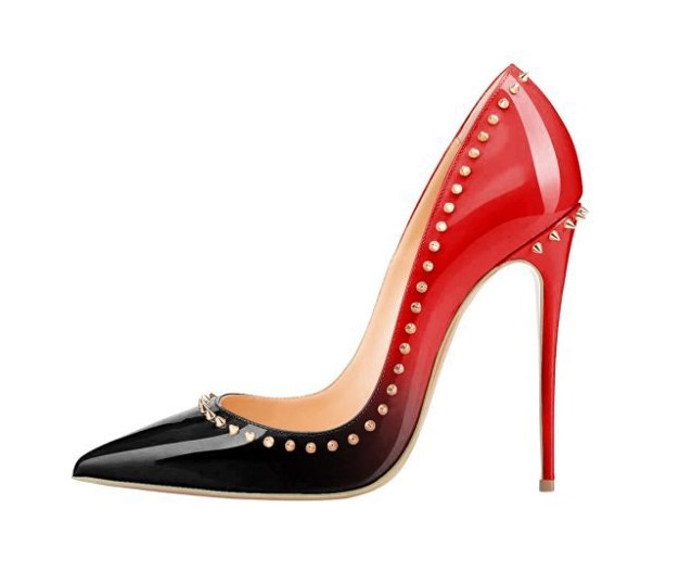 Pointed Rivet High-heeled Shoes Are Supplied by Chengdu Factory
