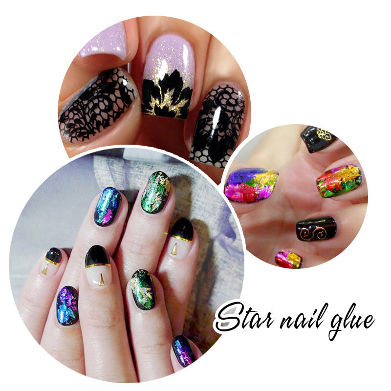 Cross-border Nail Art Star Transfer Glue Plant Glue