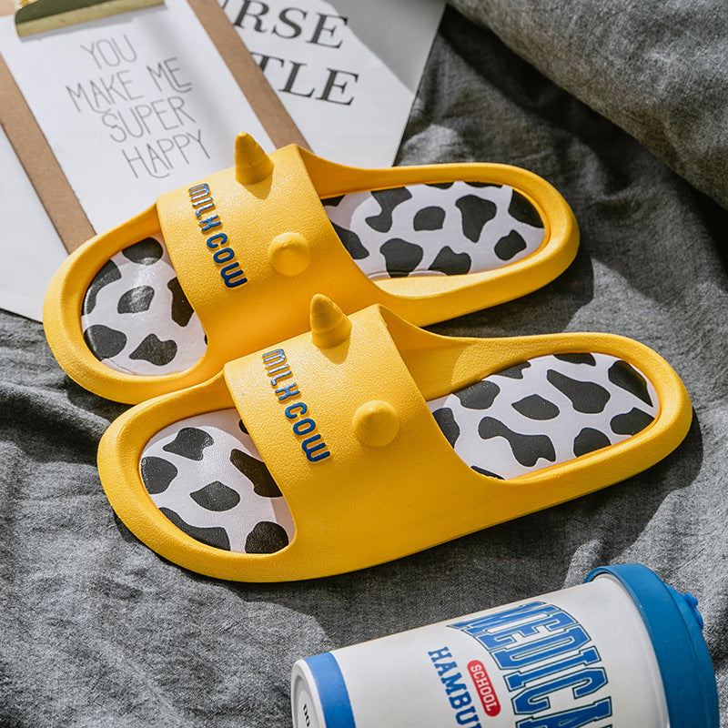 Sandals And Slippers Female Cartoon Cute Bathroom Non-Slip Indoor
