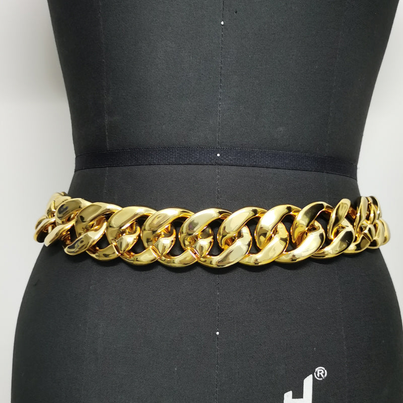 Simple And Versatile Belt Chain Sweater Decoration