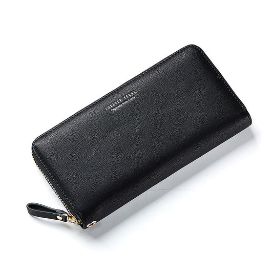 Simple And Fashionable Long Zipper Phone Bag