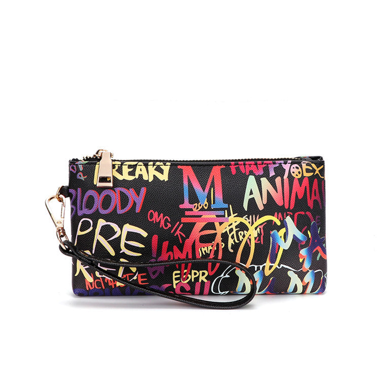 Colorful Graffiti New Jelly Bag Can Be Issued On Behalf Of The Colorful Graffiti Handbag