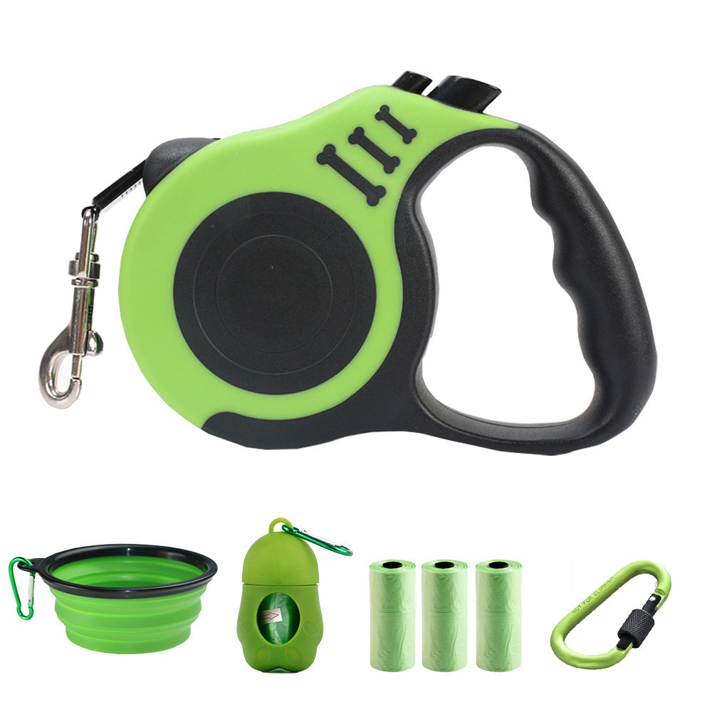 Towing Rope Dog Rope Folding Bowl Toilet Picker Set