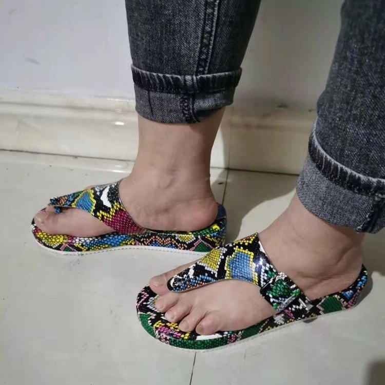 Flip Flops Women European And American Fashion Wedge Platform Sandals