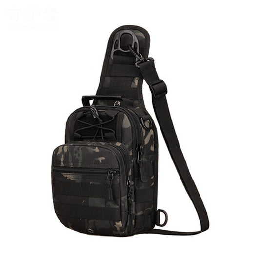Compatible with Apple, Hamburg Tactical Chest Bag IPAD Riding Shoulder Bag Outdoor Messenger Bag Leisure Bag Four-Use Backpack