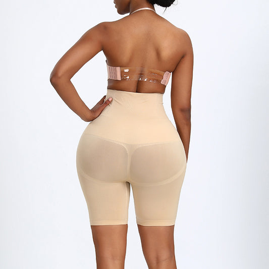 Large size High waisted Abdomen Boxer Pants Elastic Buttocks Body Pants