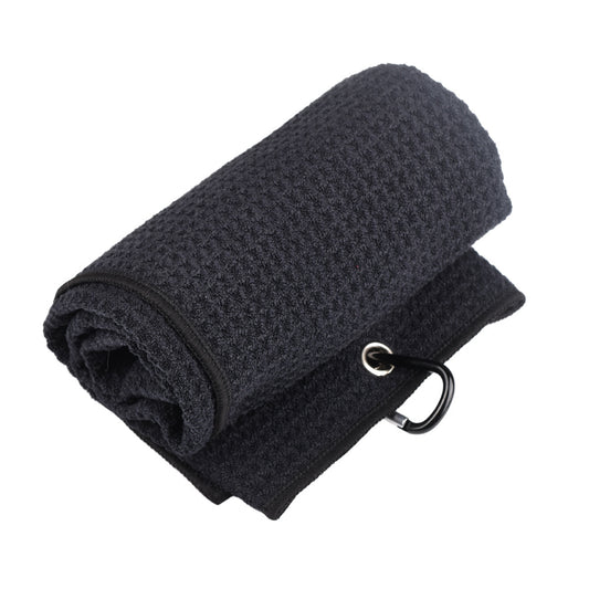 Towel Waffle Three-Fold Hook Towel Sweat-Absorbent And Quick-Drying 41X54 Sports Towel