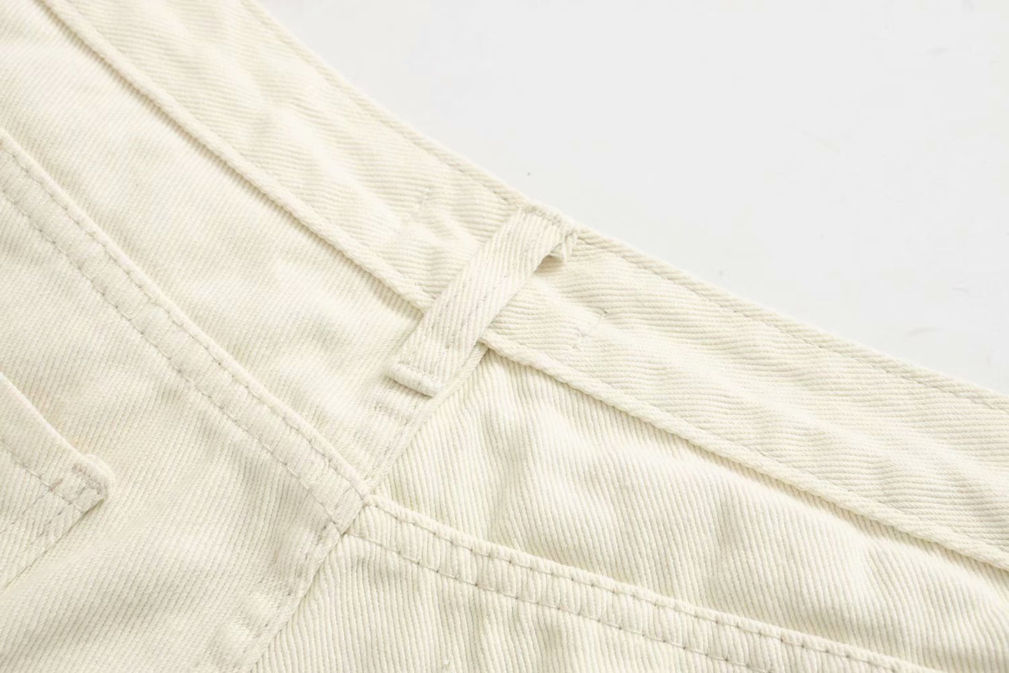 European And American Wholesale Loose Pleated Women's Jeans